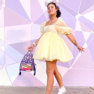 Selkie Baby Banana Puff Dress